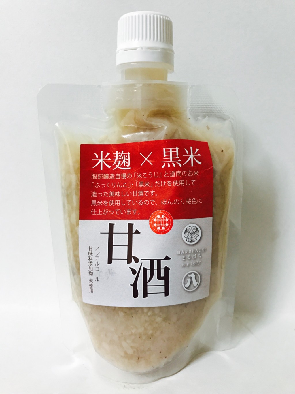 服部醸造の黒米を用いた米麹甘酒『米麹×黒米甘酒(さくらあまざけ)』
