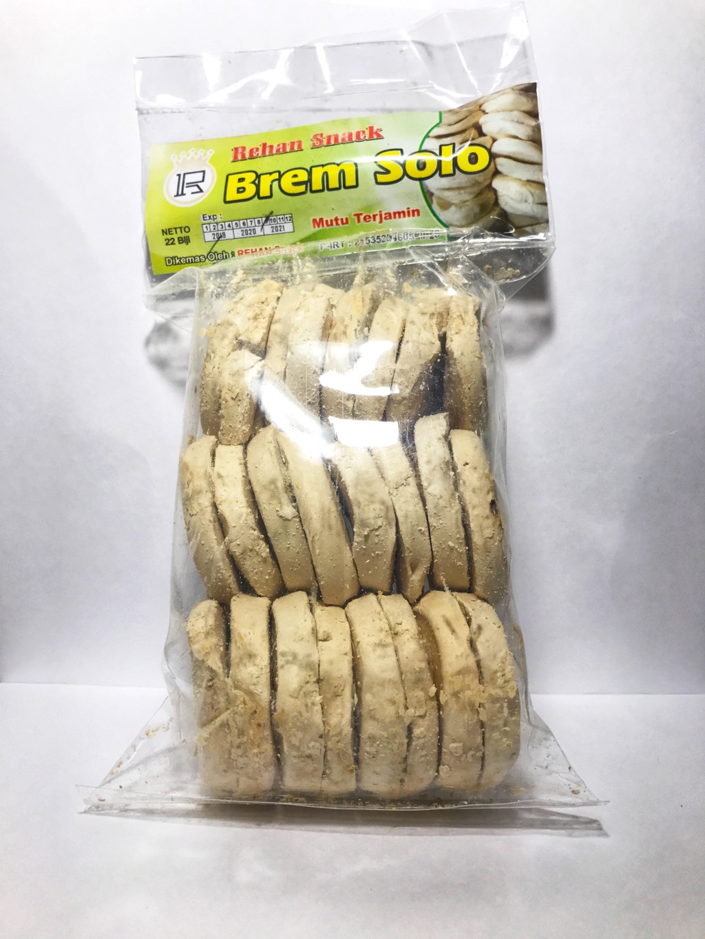 インドネシアの甘酒菓子でREHAN Snackの『BREM Solo』
